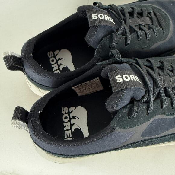 Sorel Ona 503 Platform Sneakers Womens 8 Black White Low Top Running Shoes - Picture 8 of 9